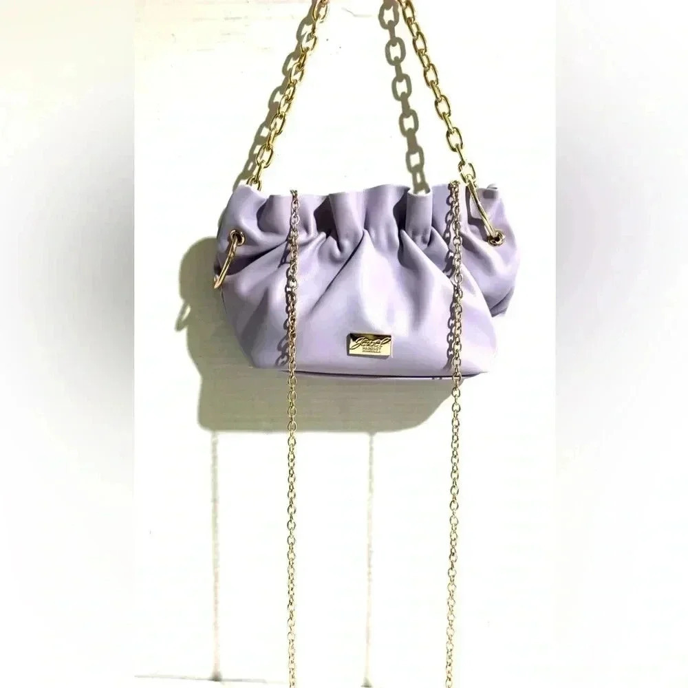 Jewel Badgley MISCHKA jewel Purple polyurethane crossbody mini bag